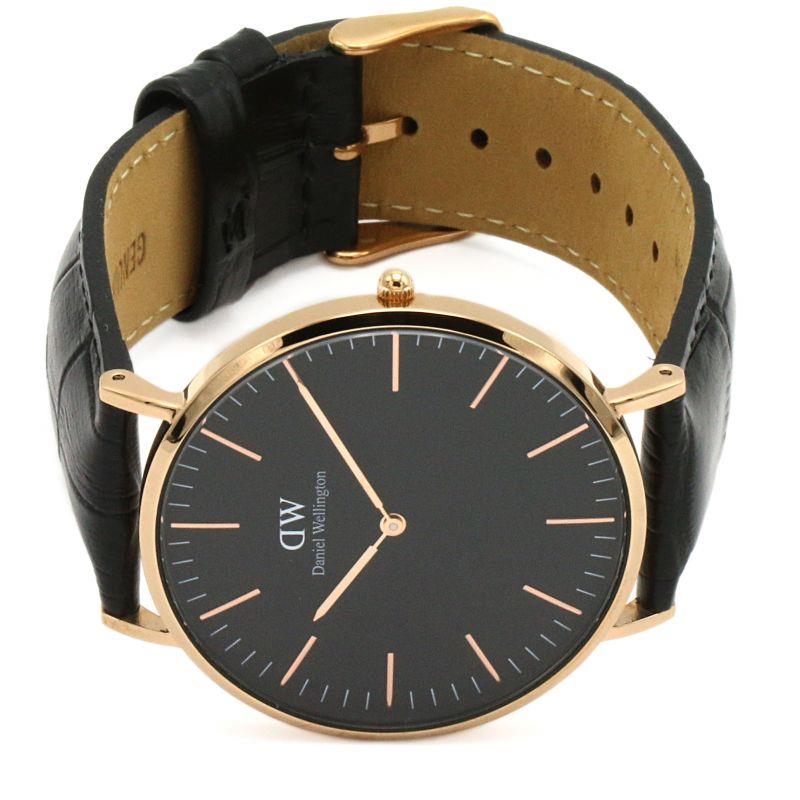 Daniel Wellington DW00100129 Classic Black Reading 40 Mm Mens Watch Daniel Wellington DW00100129 Classic Black Reading 40 Mm Mens Watch